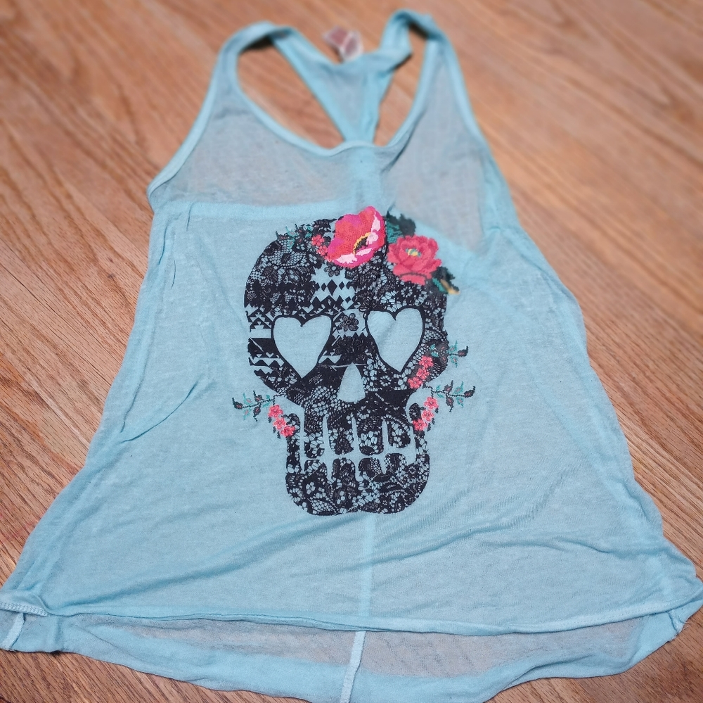 Skull tank top